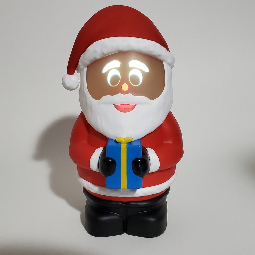 Mindscope Santek Claus Animat3D Animated Talking Singing Santa Projector Figure